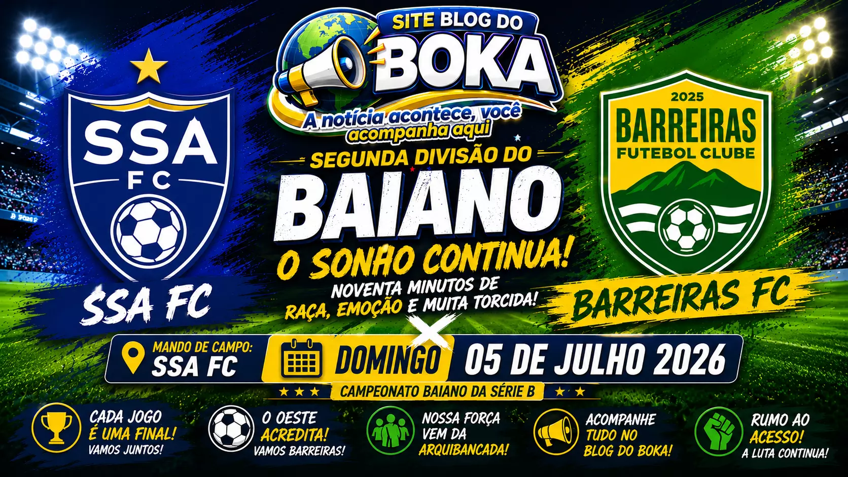 A HISTÓRIA ESTÁ SENDO ESCRITA! Barreiras FC está a poucos jogos de conquistar o primeiro acesso à elite do futebol baiano.